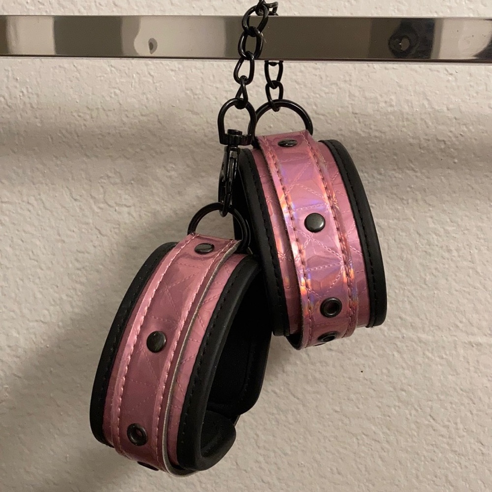 Pink cuffs